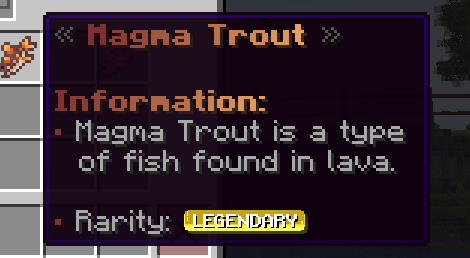 Magma Trout In-Game